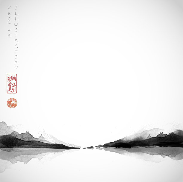 中国风水墨山水