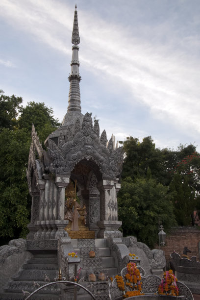 绿色白银风景名胜艺术