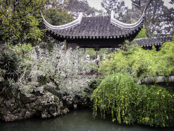 中式建筑,园林,亭,苏州,传统