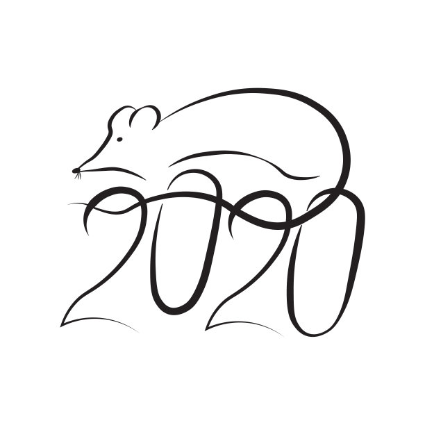 2020年鼠年插画