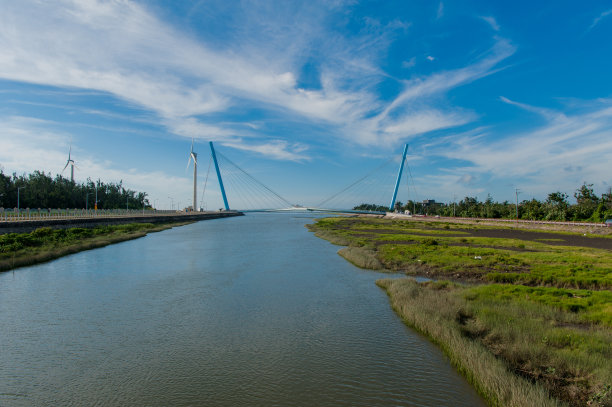 湿地公园吊桥