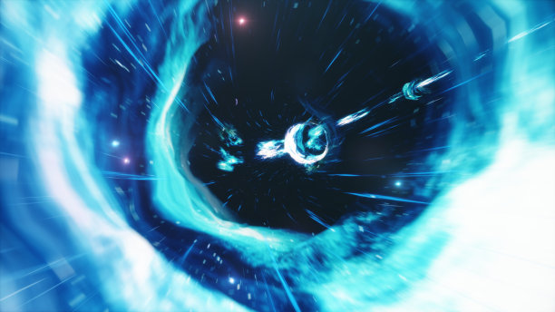 繁星点点蓝色动态宇宙