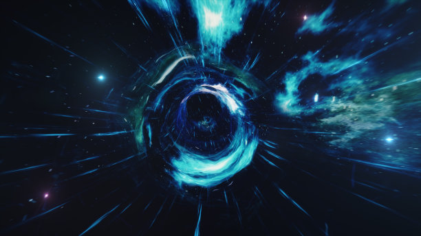 繁星点点蓝色动态宇宙