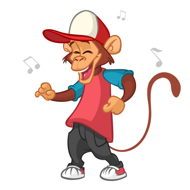 嘻哈音乐猴子