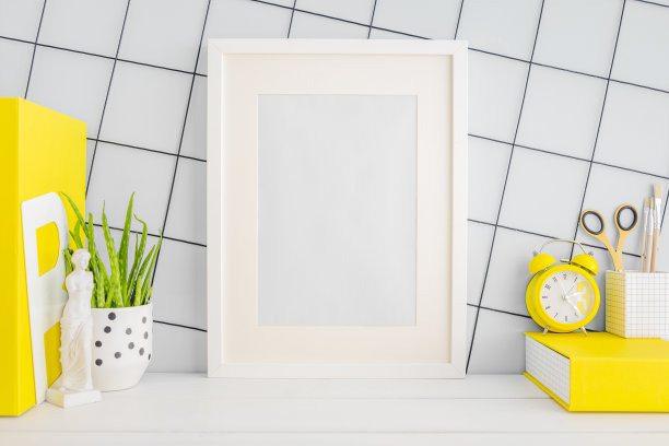 蓝色企业文化墙