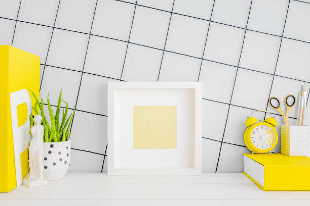 蓝色企业文化墙