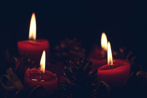 红黑色暗调抽象背景