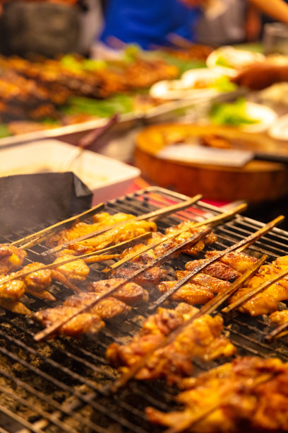 竖版餐饮美食烧烤