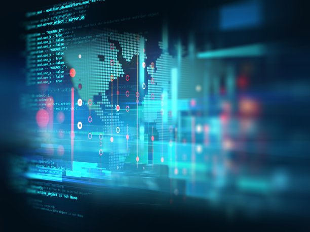 科技风商务活动背景