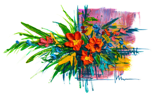 绘画插图,美,绘画作品