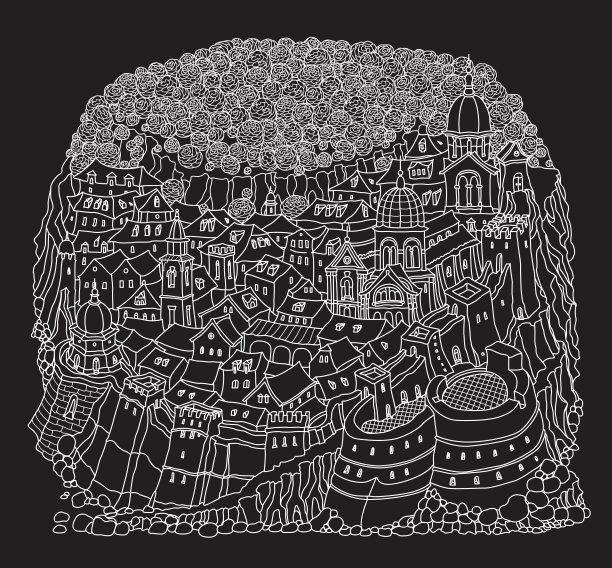 山水地产海报宣传册