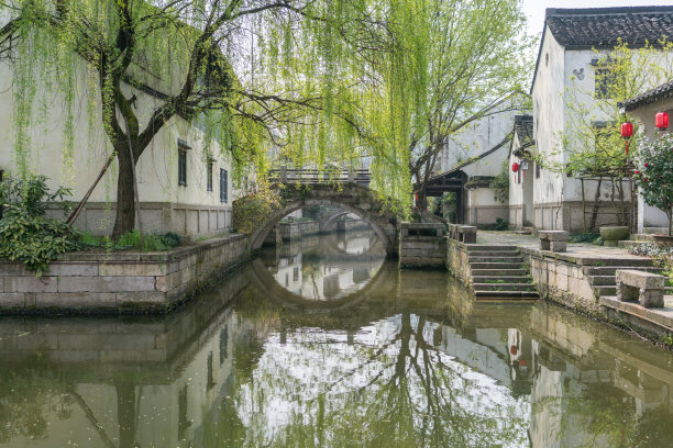 过去,运河,建筑
