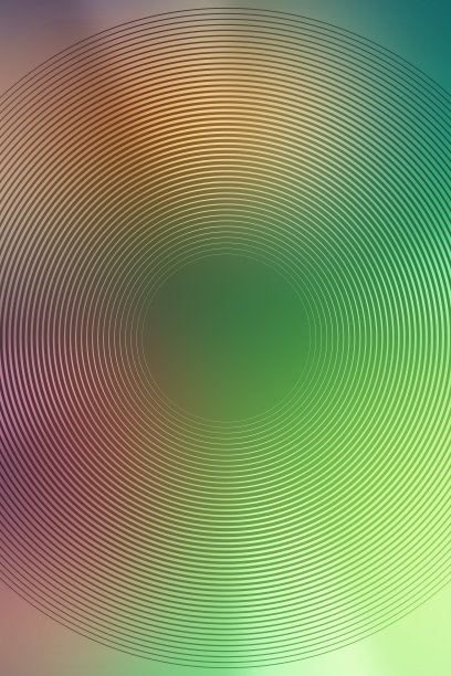 精美圆形渐变花纹图案