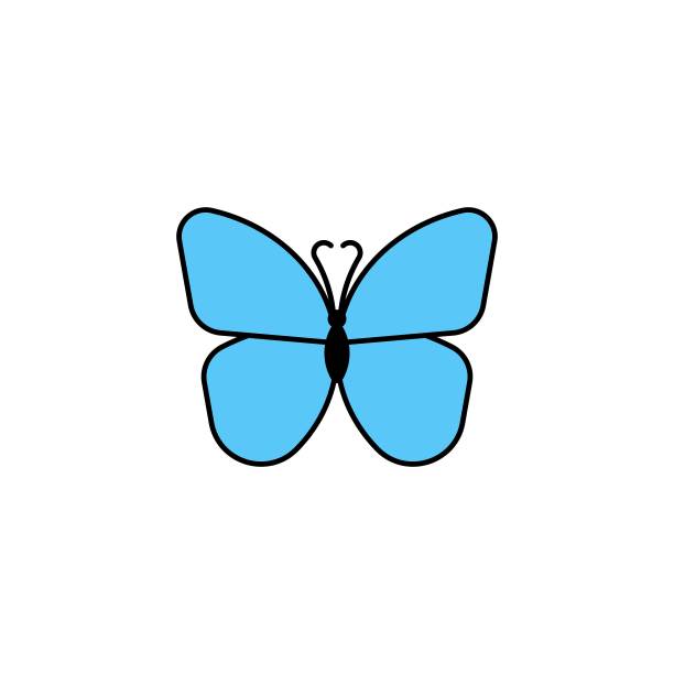 简笔蝴蝶logo