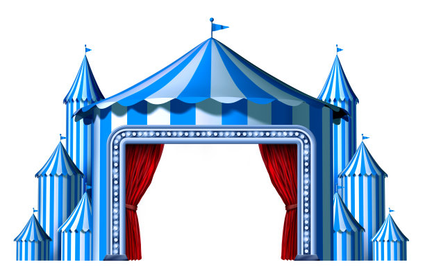 红色舞台活动背景