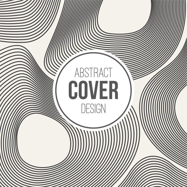 灰色圆形底纹封面