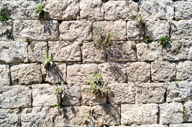 片石水泥墙