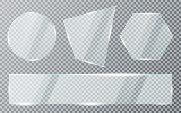 玻璃材质方块矩形圆圈