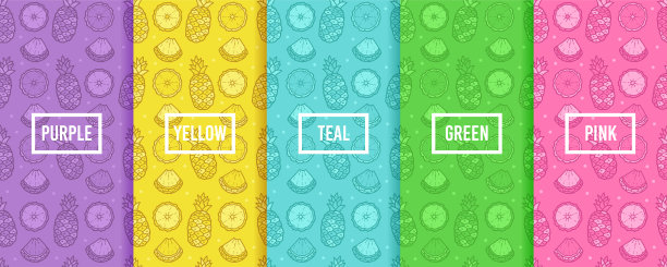 浅色清新格子面料布纹