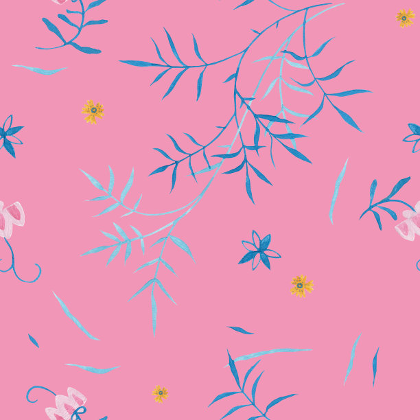 中草药菊花插画