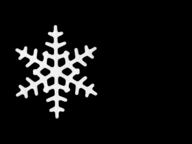 雪花,圣诞装饰,十二月