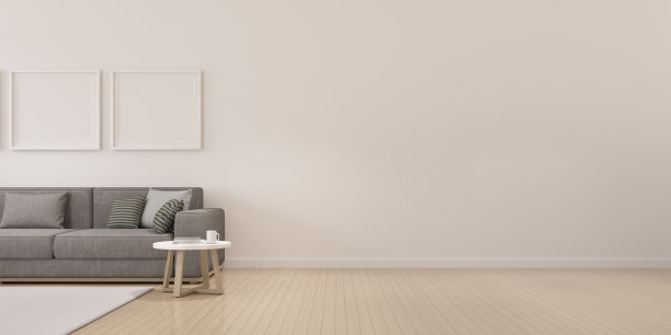 舒适简约的室内客厅场景