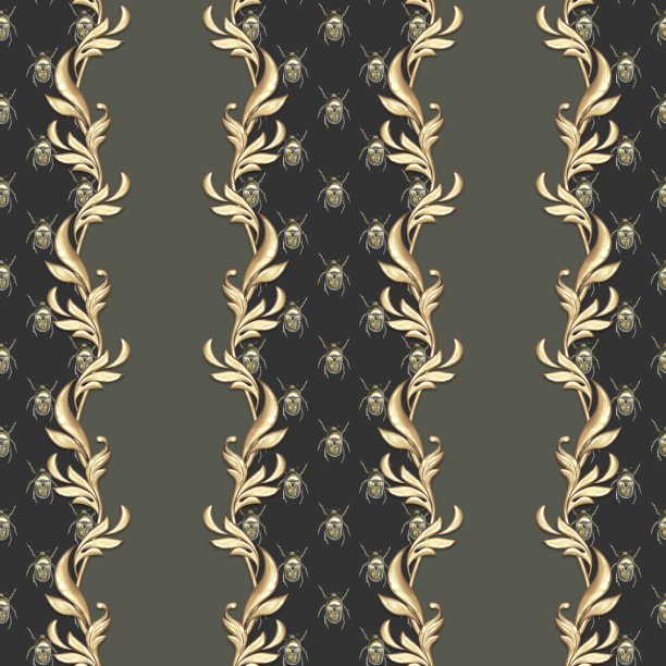 奢华皇室艺术图案壁纸