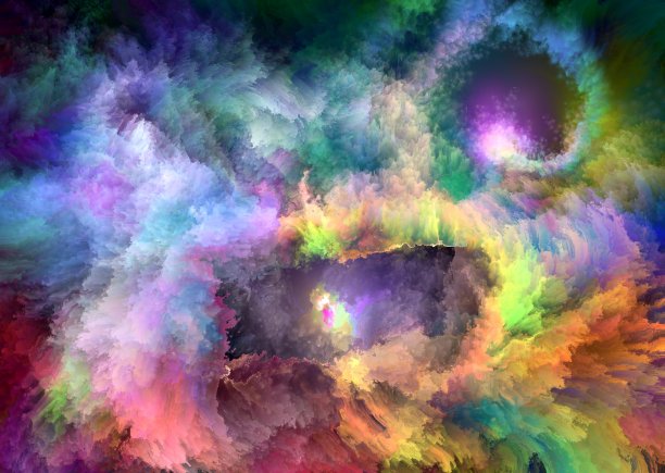 液态流体花纹装饰画