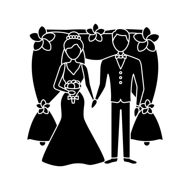 矢量婚庆公司logo标志