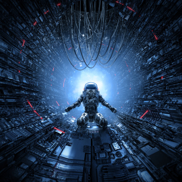 科技感蓝色光效