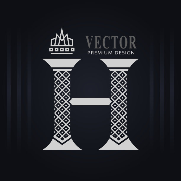 h字母皇冠logo