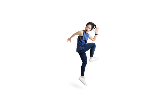 leaping