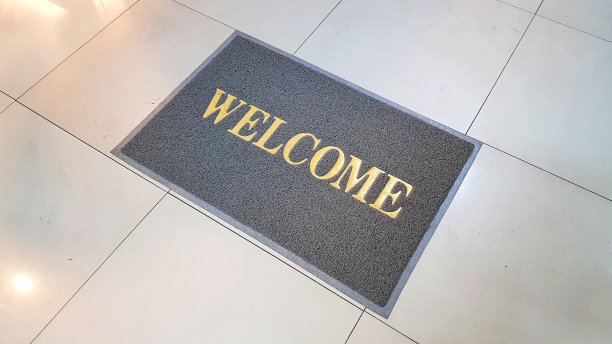 欢迎光临门口垫