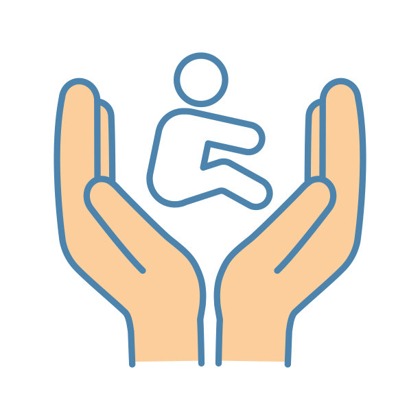 公益爱心机构母婴logo设计