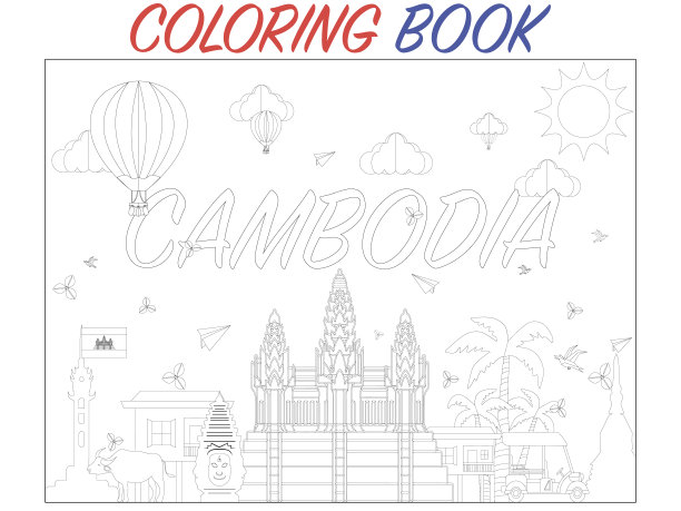 柬埔寨吴哥旅游海报