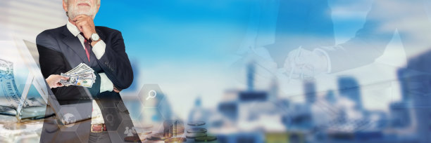 科技风商务活动背景