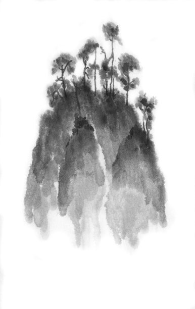 中国风素材水墨画