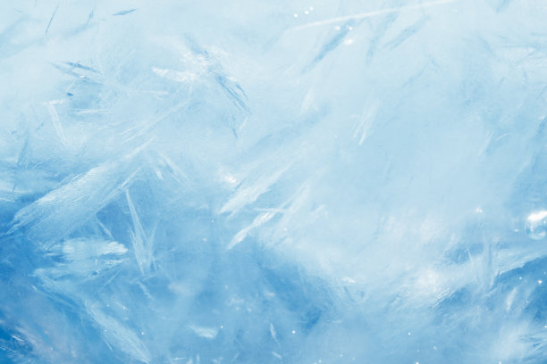 蓝色冰面纹理背景图