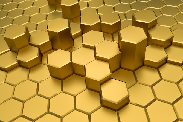 立体几何抽象拼接背景