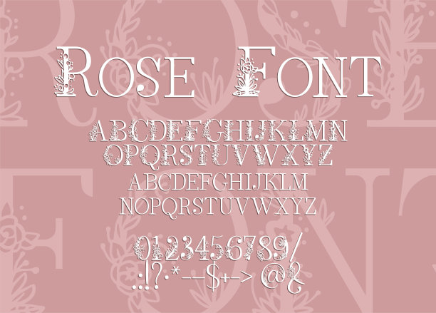 rose字母标志