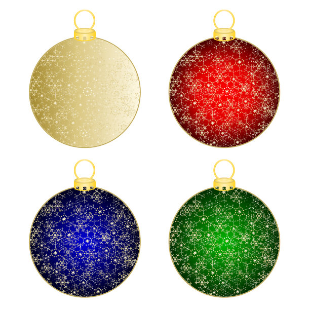 复古装饰品,红色和金色颜色