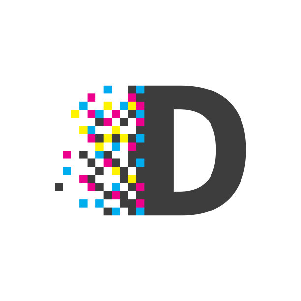 d字母图案设计