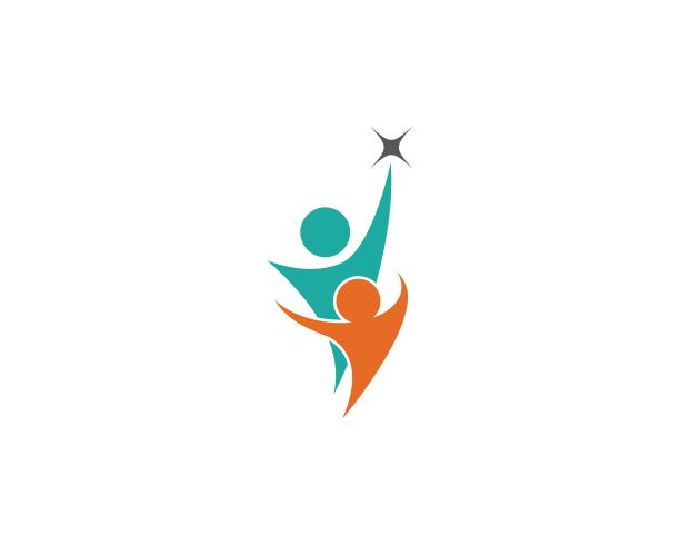动感人物文化体育logo