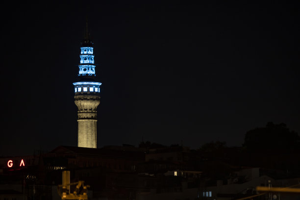 大学夜景