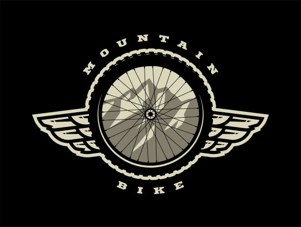 名牌越野自行车logo 标志