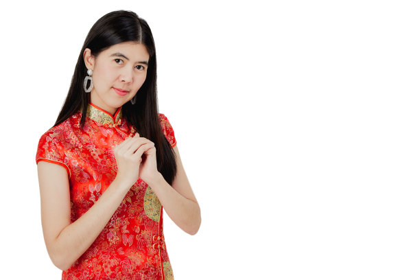 传统节日东方女性服饰