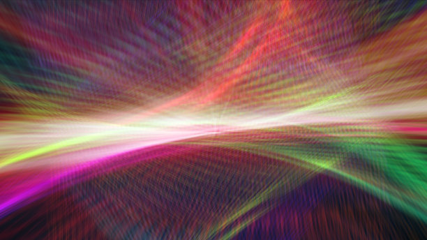 炫彩流动的火焰抽象图案