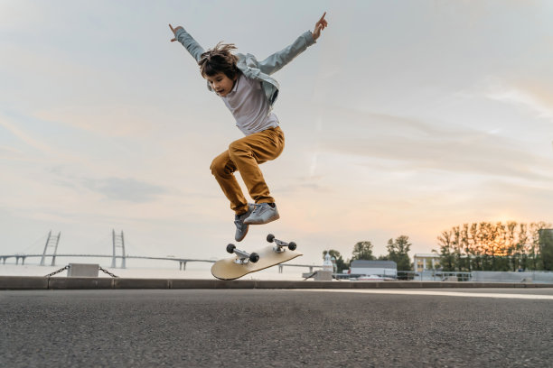 leaping