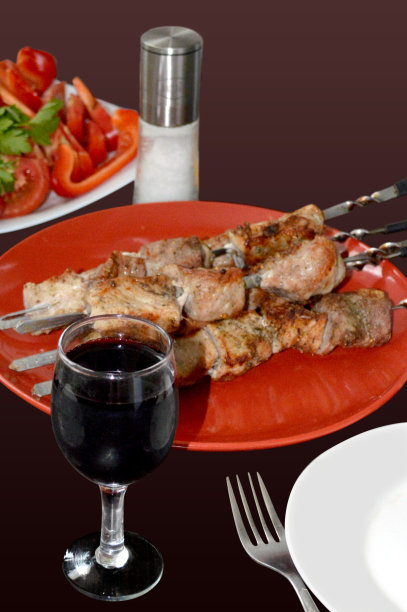 竖版餐饮美食烧烤