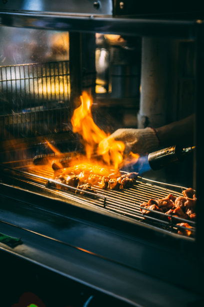 竖版餐饮美食烧烤
